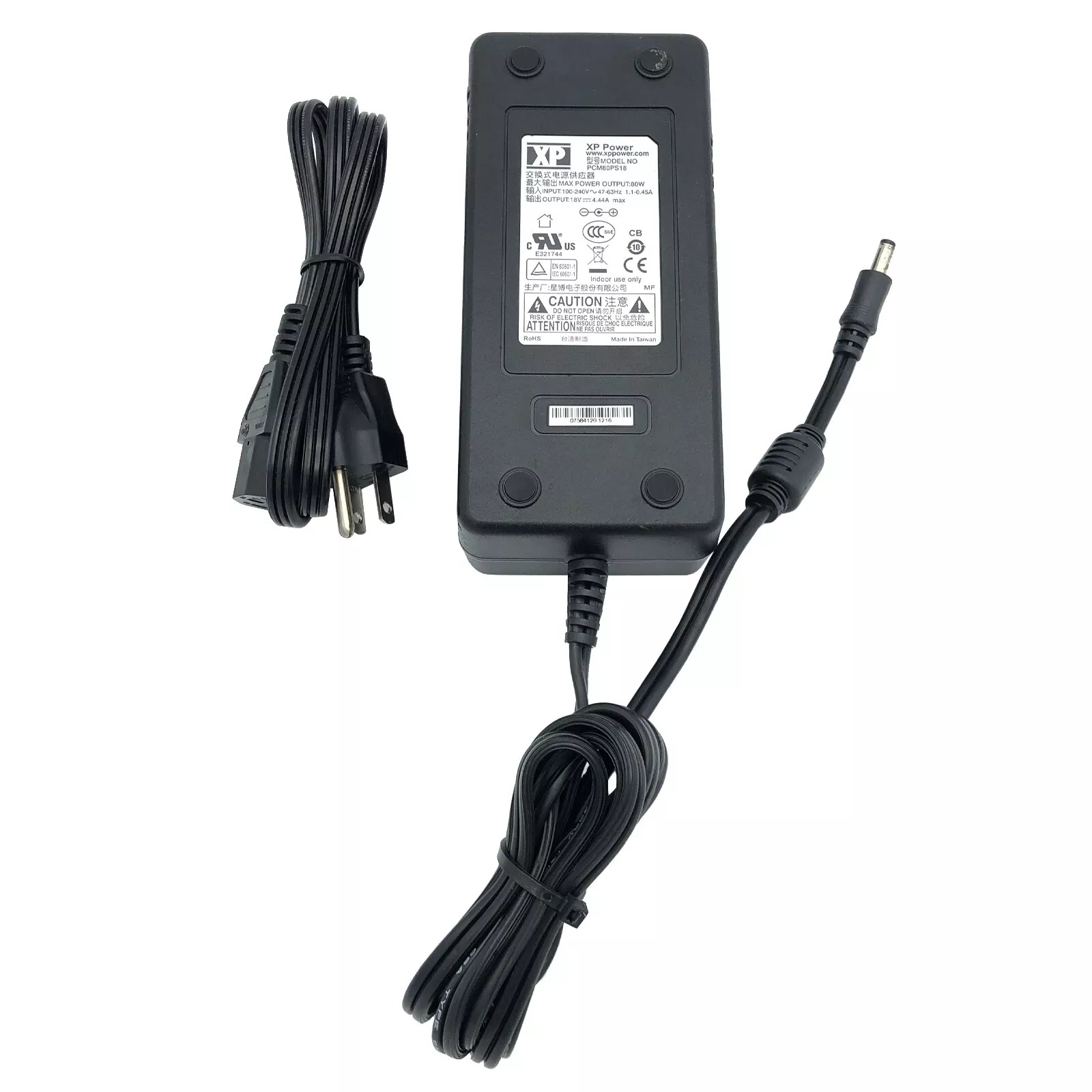 *Brand NEW*Genuine XP Power PCM80PS18 18V 4.44A 80W AC/DC Adapter Power Supply
